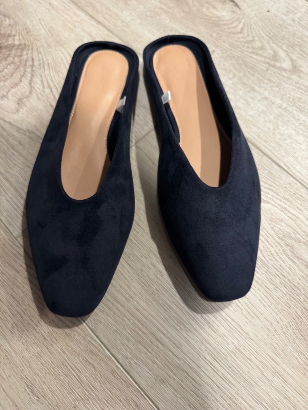 NWT Women's Liza Slip-On Mules - Universal Thread™ Navy Blue 9.5